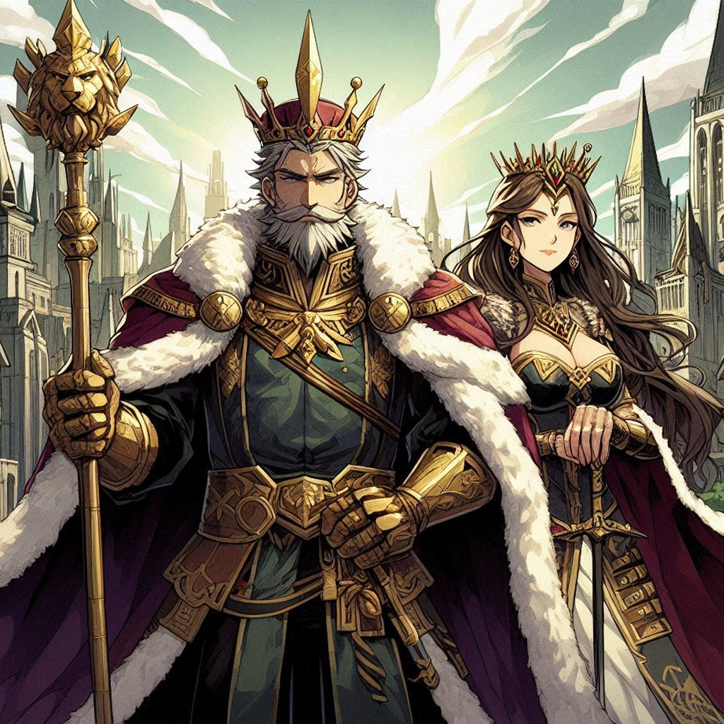 Le rois et la reine de Kingval-city